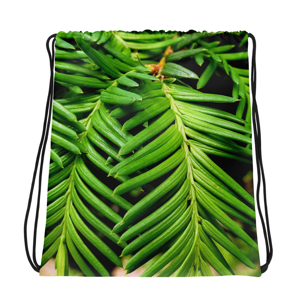 Pine Needles Drawstring bag