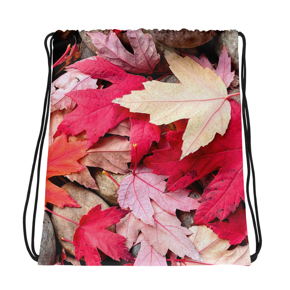 Feeling the Fall Drawstring bag
