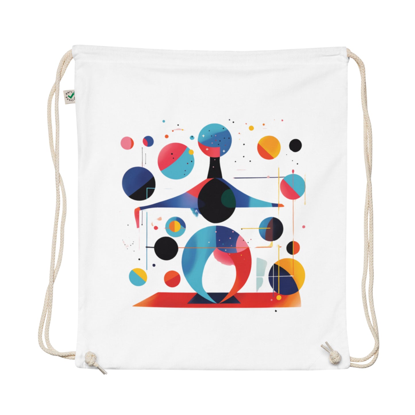 Constellation of You in Flow Organic cotton drawstring bag