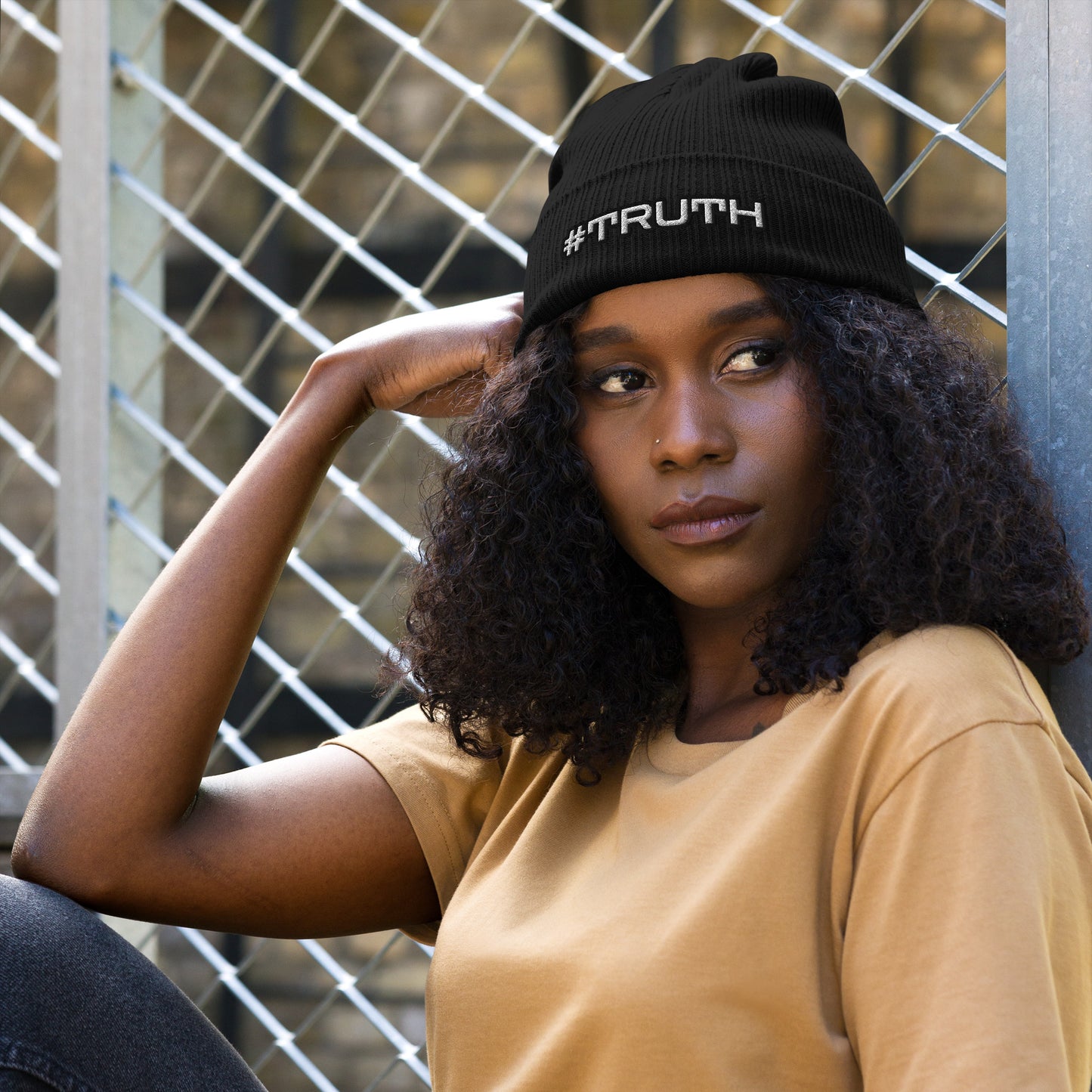 2023 Edu Family Reunion #TRUTH Organic ribbed beanie