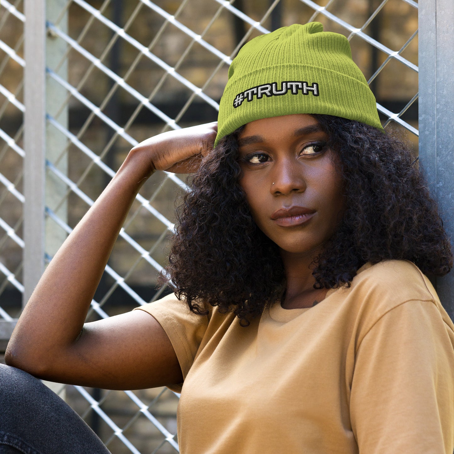 2023 Edu Family Reunion #TRUTH Organic ribbed beanie