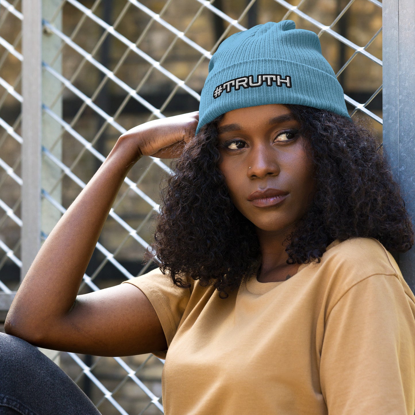 2023 Edu Family Reunion #TRUTH Organic ribbed beanie