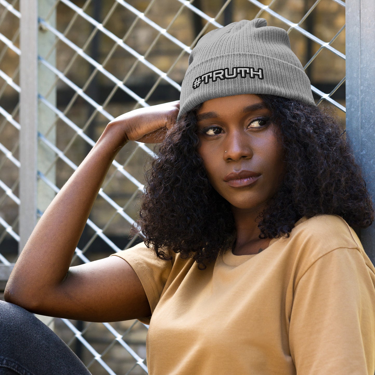 2023 Edu Family Reunion #TRUTH Organic ribbed beanie