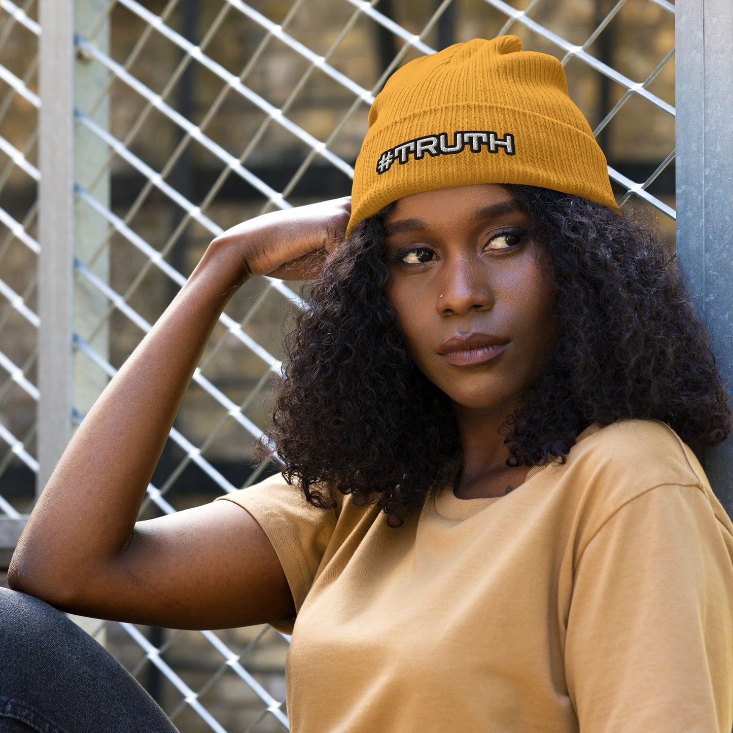 2023 Edu Family Reunion #TRUTH Organic ribbed beanie