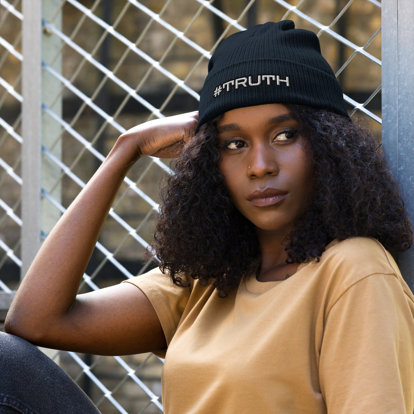 2023 Edu Family Reunion #TRUTH Organic ribbed beanie
