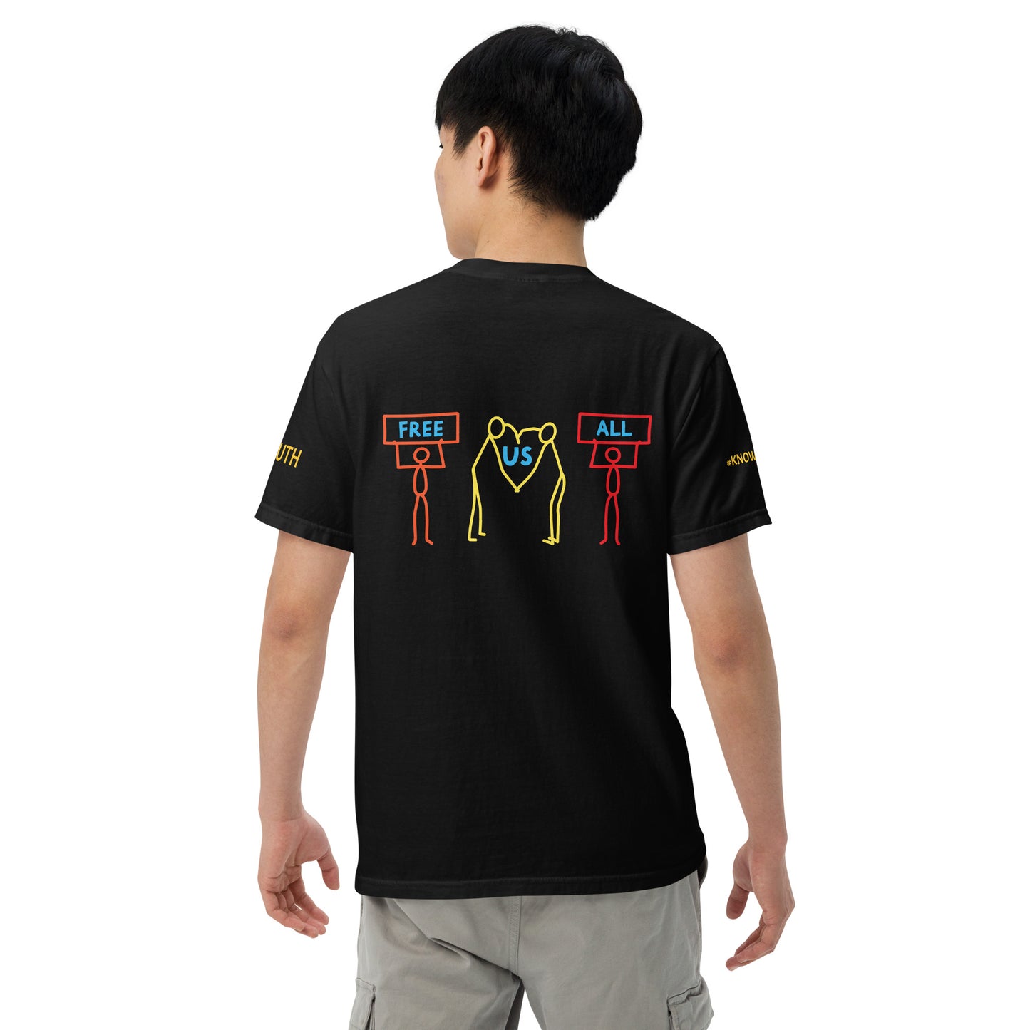 2023 Edu Family Reunion Free Us All Protest Unisex garment-dyed heavyweight t-shirt