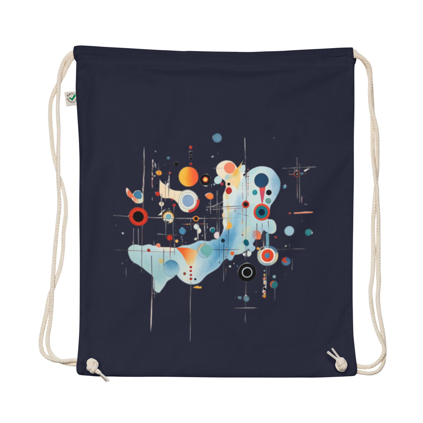 Constellation of an Emerging You Organic cotton drawstring bag