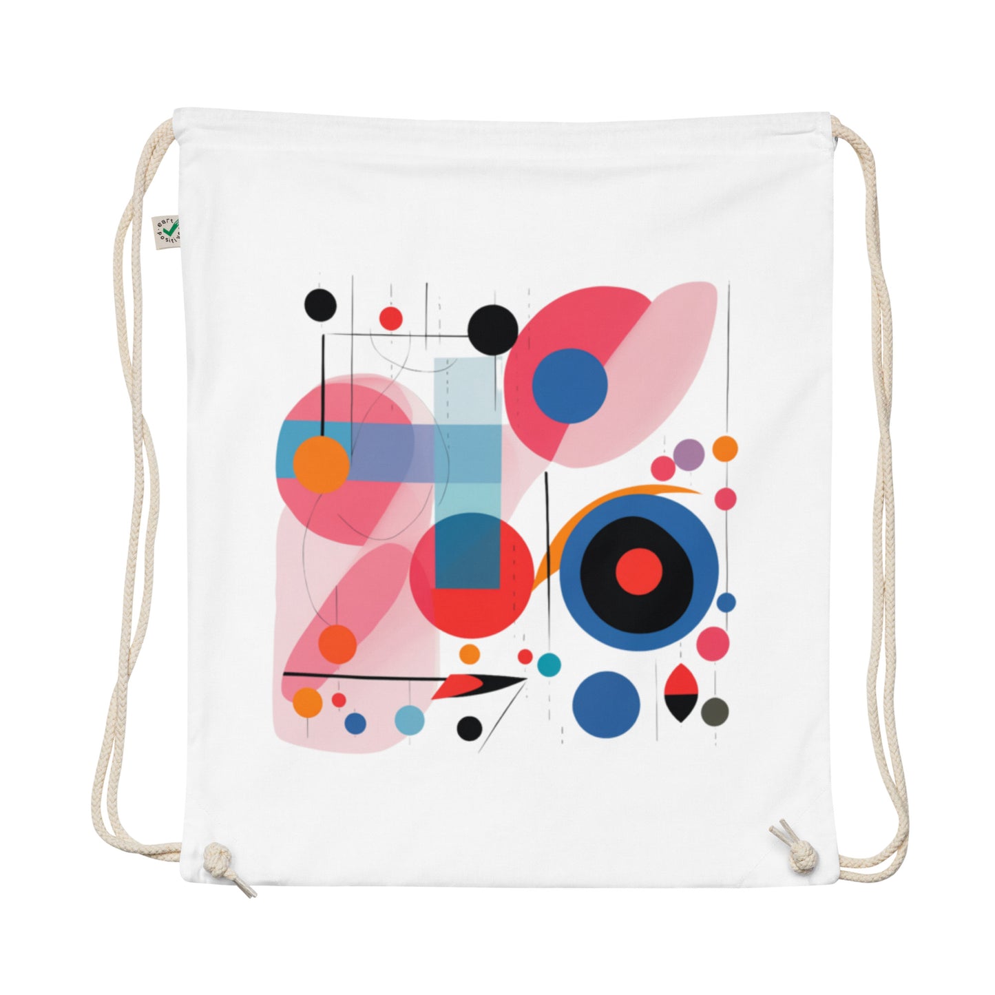 Constellation of an Earlier You Organic cotton drawstring bag