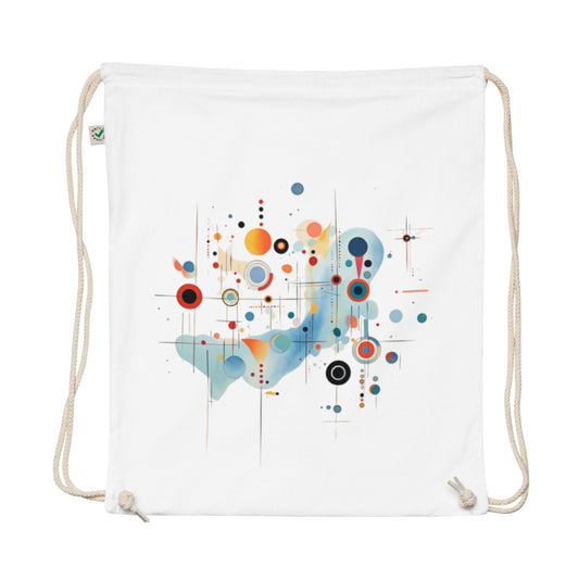 Constellation of an Emerging You Organic cotton drawstring bag